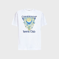 Casablanca Tennis Club Icon Classic Tee - Bright White
