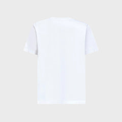 Casablanca Volcano-Print Logo Tee - White