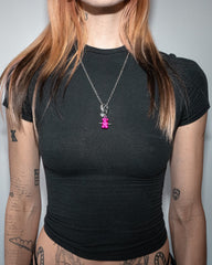 PIERCED GUMMY BEAR NECKLACE