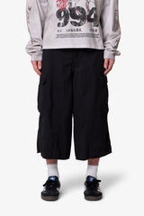 Extra Long Cargo Shorts - Black