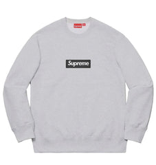 Supreme Box Logo Crewneck – Heather Grey