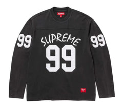 Supreme Crossover L/S Football Top – Black/White
