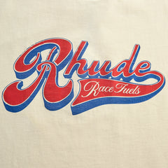 Rhude Pit Stop Tee - Vintage White / Red / Blue