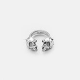 DOUBLE DEMON SKULL RING
