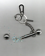 XL BARBELL KEYCHAIN