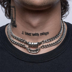 BITE ME DUAL CUBAN CHAIN
