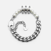 MICRO SPIKE PEARL BRACELET