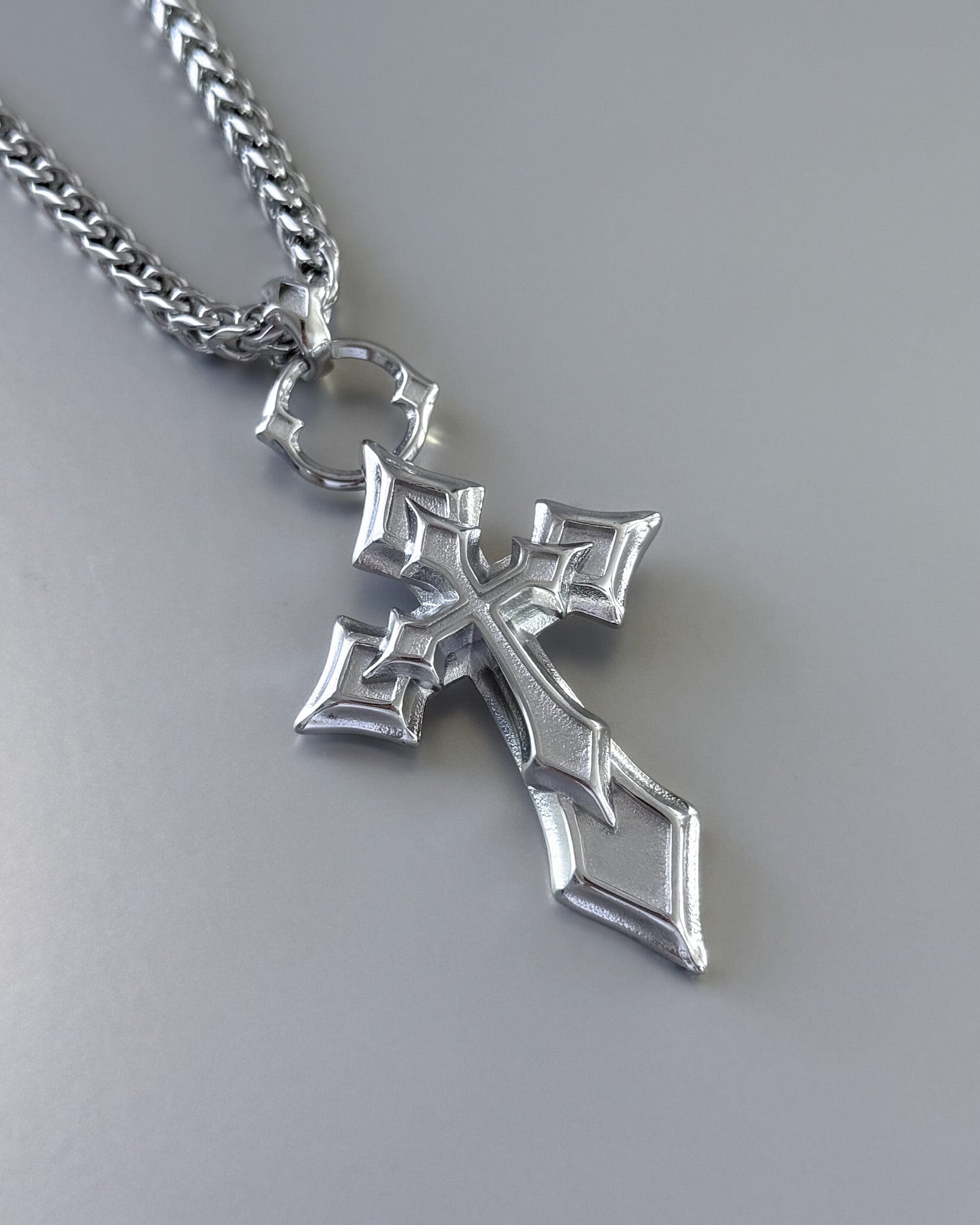 ETERNAL DUAL CROSS NECKLACE