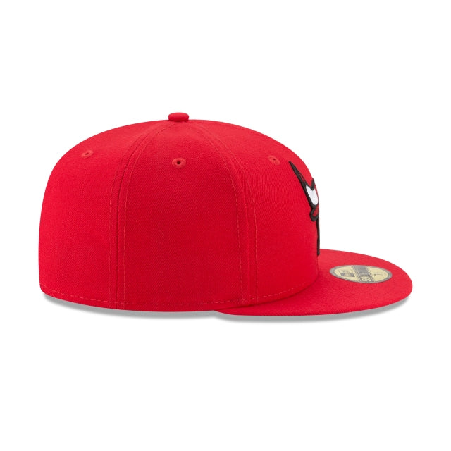 Chicago Bulls Team Color Red 59FIFTY Fitted Hat