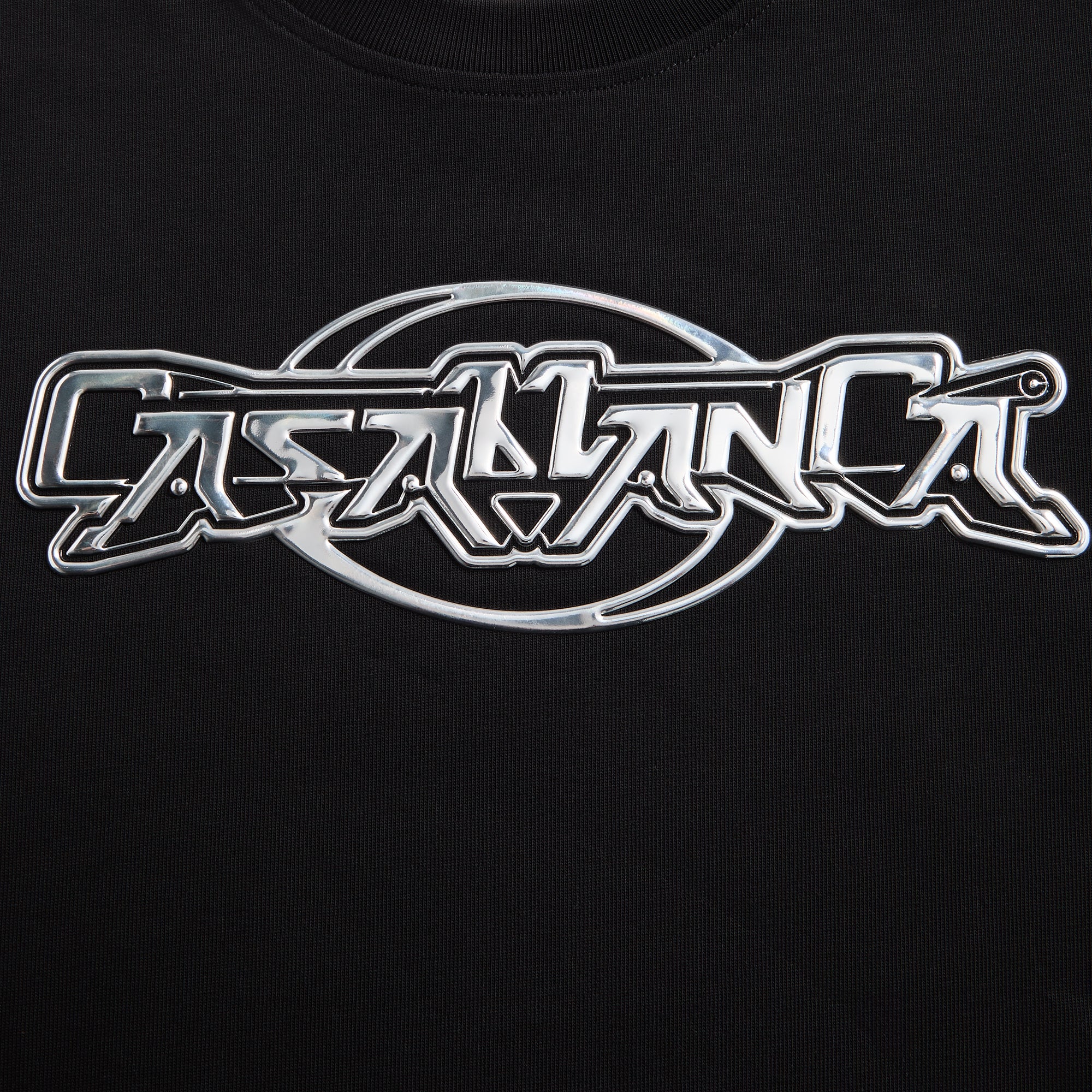 Casablanca 3D Oversized Tee - Black