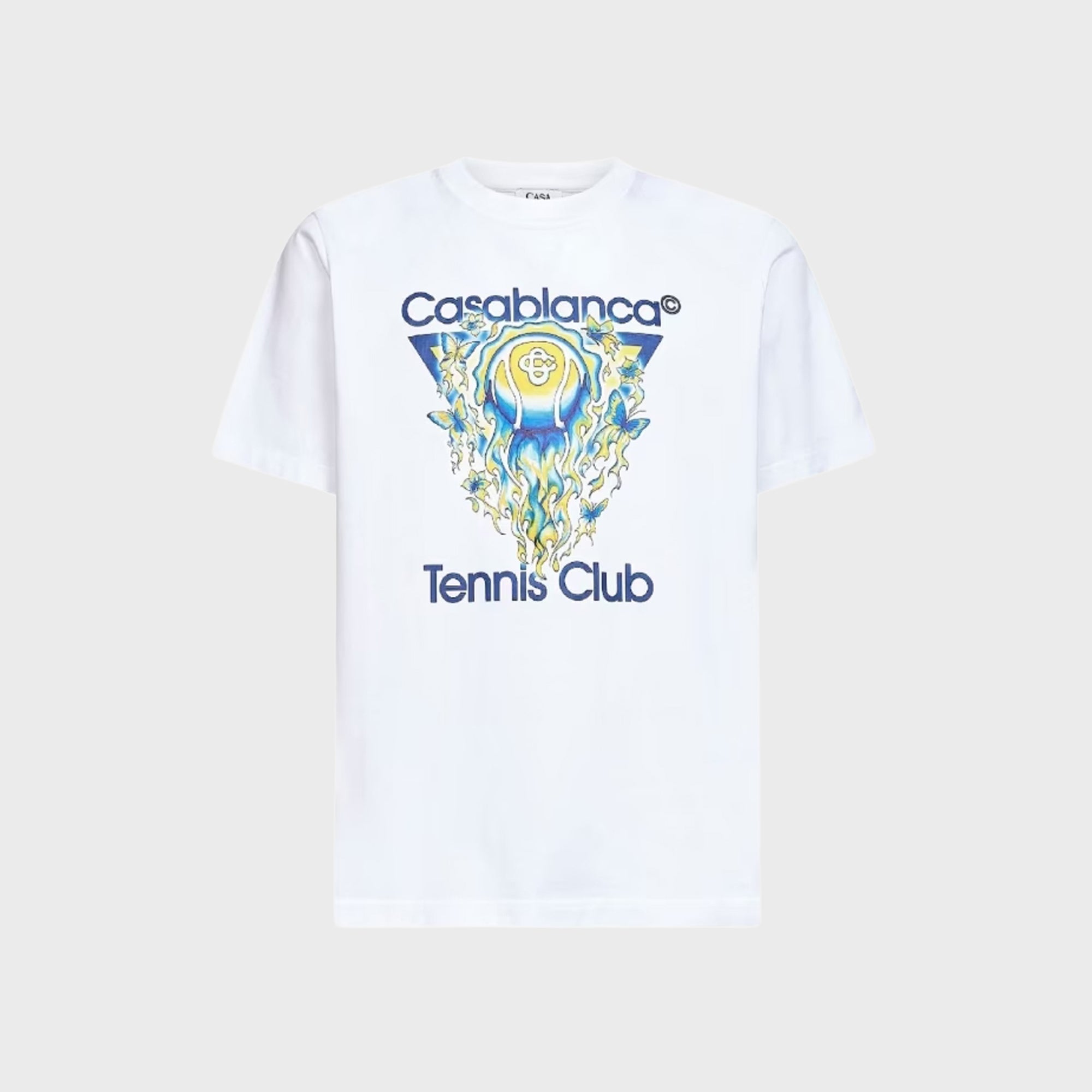 Casablanca Tennis Club Icon Classic Tee - Bright White