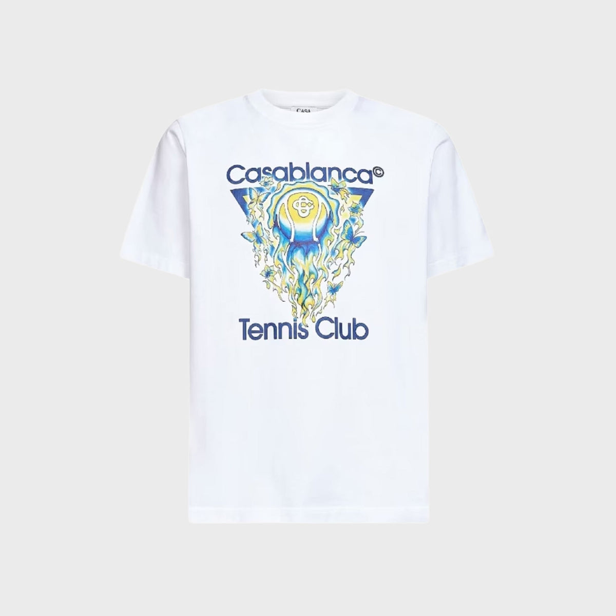 Casablanca Tennis Club Icon Classic Tee - Bright White
