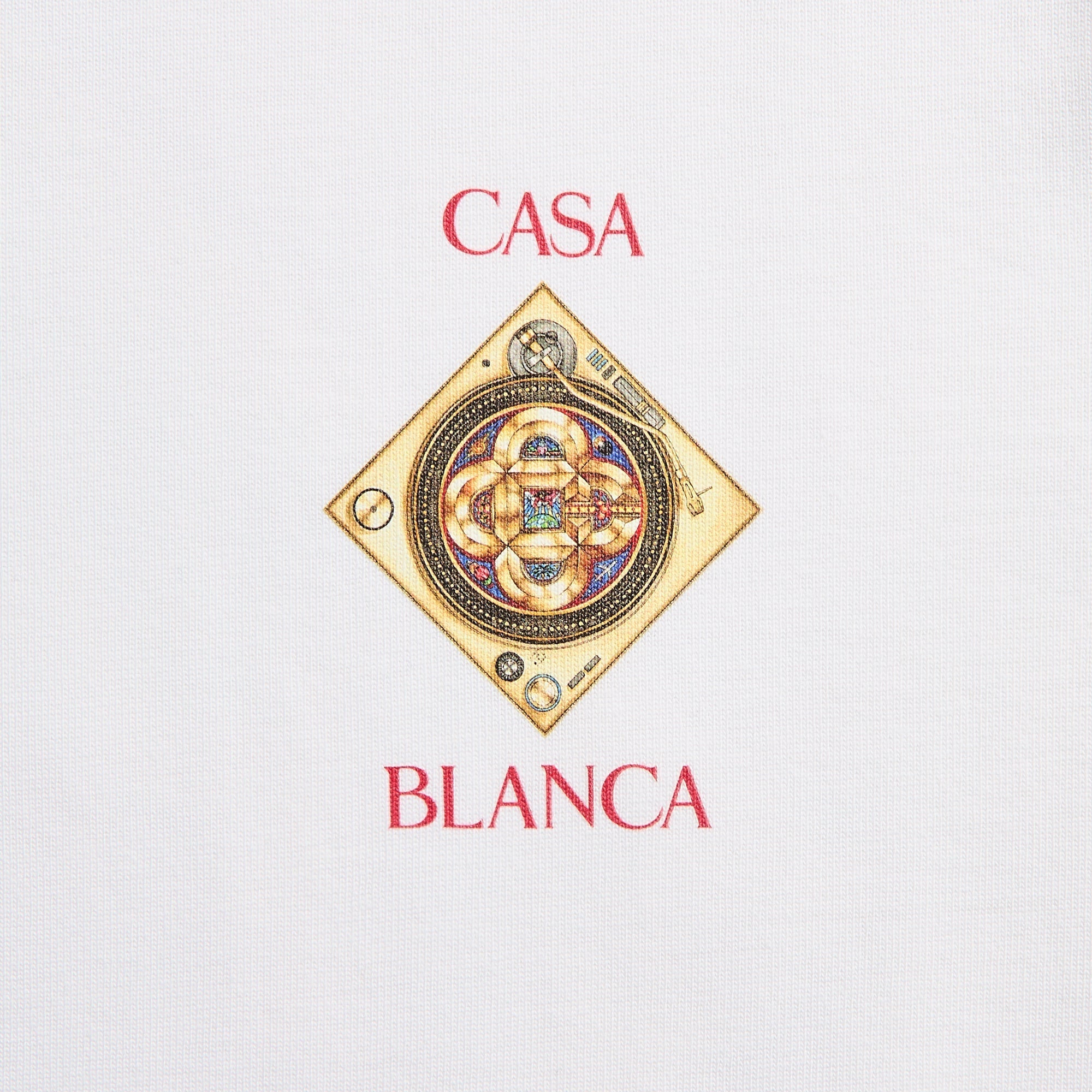 Casablanca Plafond Orne De Musique Short Sleeve Tee - White