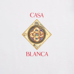 Casablanca Plafond Orne De Musique Short Sleeve Tee - White
