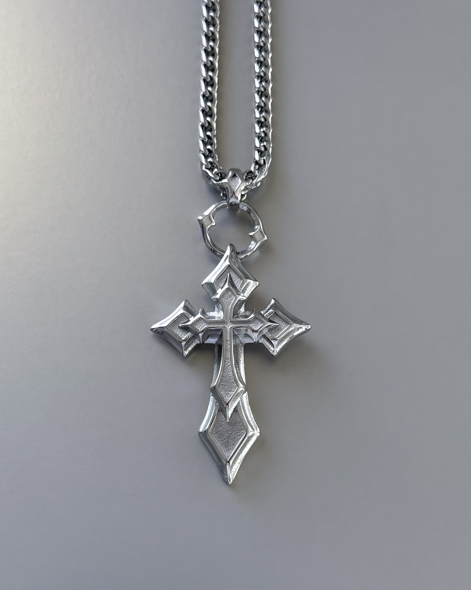 ETERNAL DUAL CROSS NECKLACE