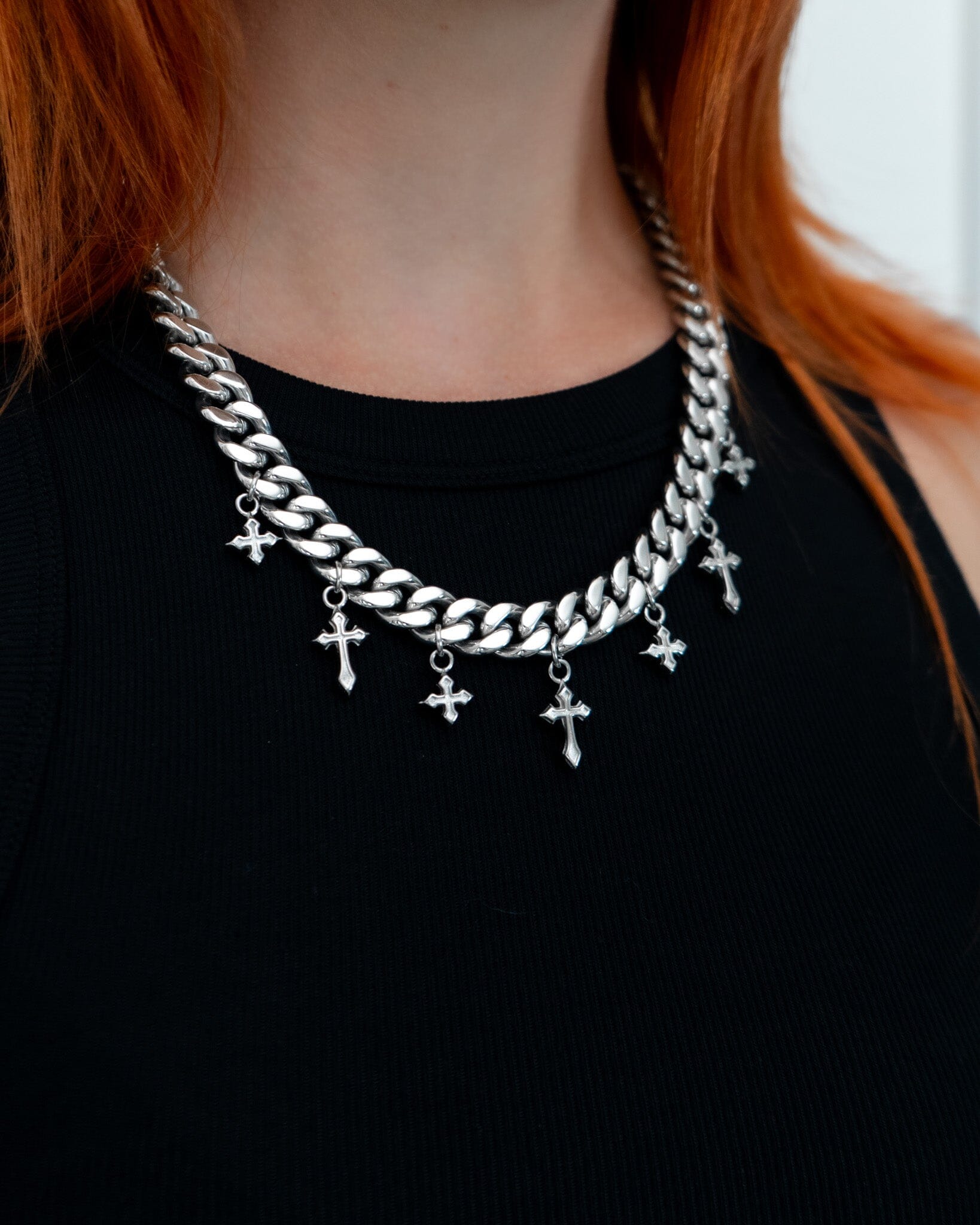 MULTI CROSS CUBAN CHAIN