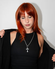 ETERNAL DUAL CROSS NECKLACE