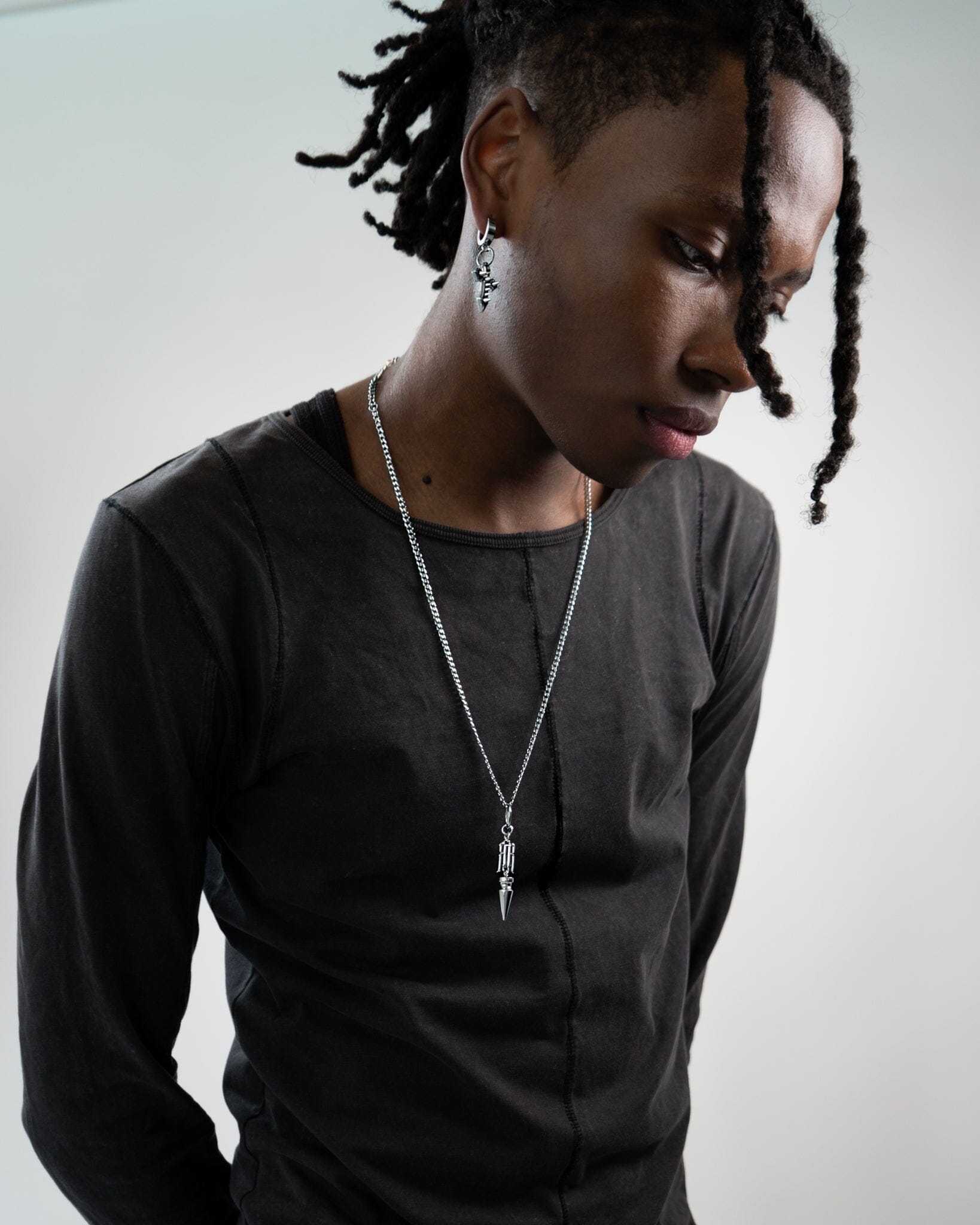 SPIKE DROP NECKLACE