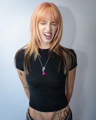 PIERCED GUMMY BEAR NECKLACE