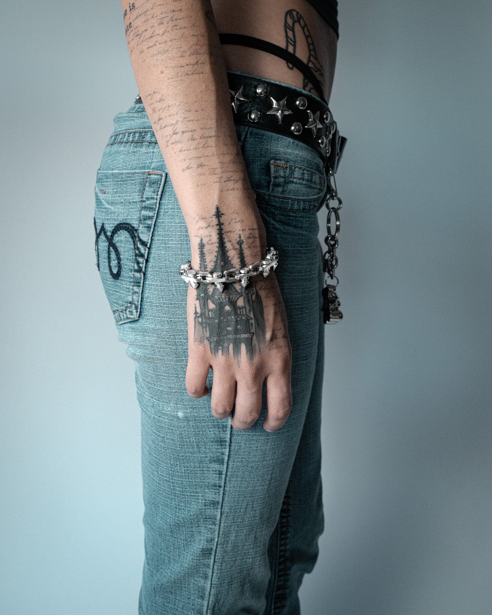 SPIKED OUT BRACELET