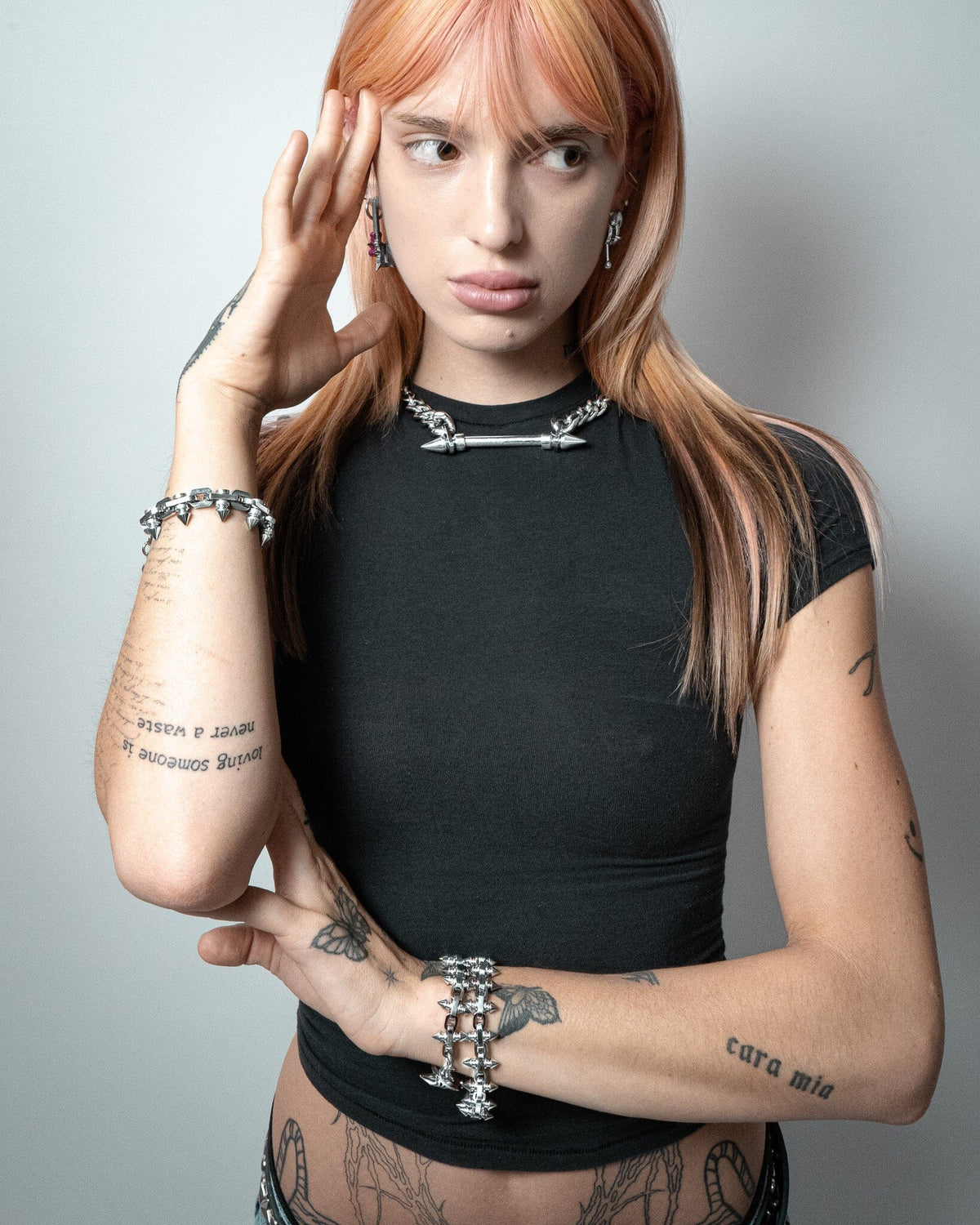 SPIKE BARBELL STATEMENT CHAIN
