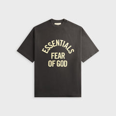 Essentials Campus 90s Short Sleeve Tee - Faded Black