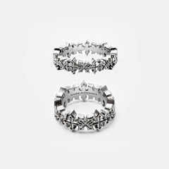ETERNAL CROSS BAND RING SET