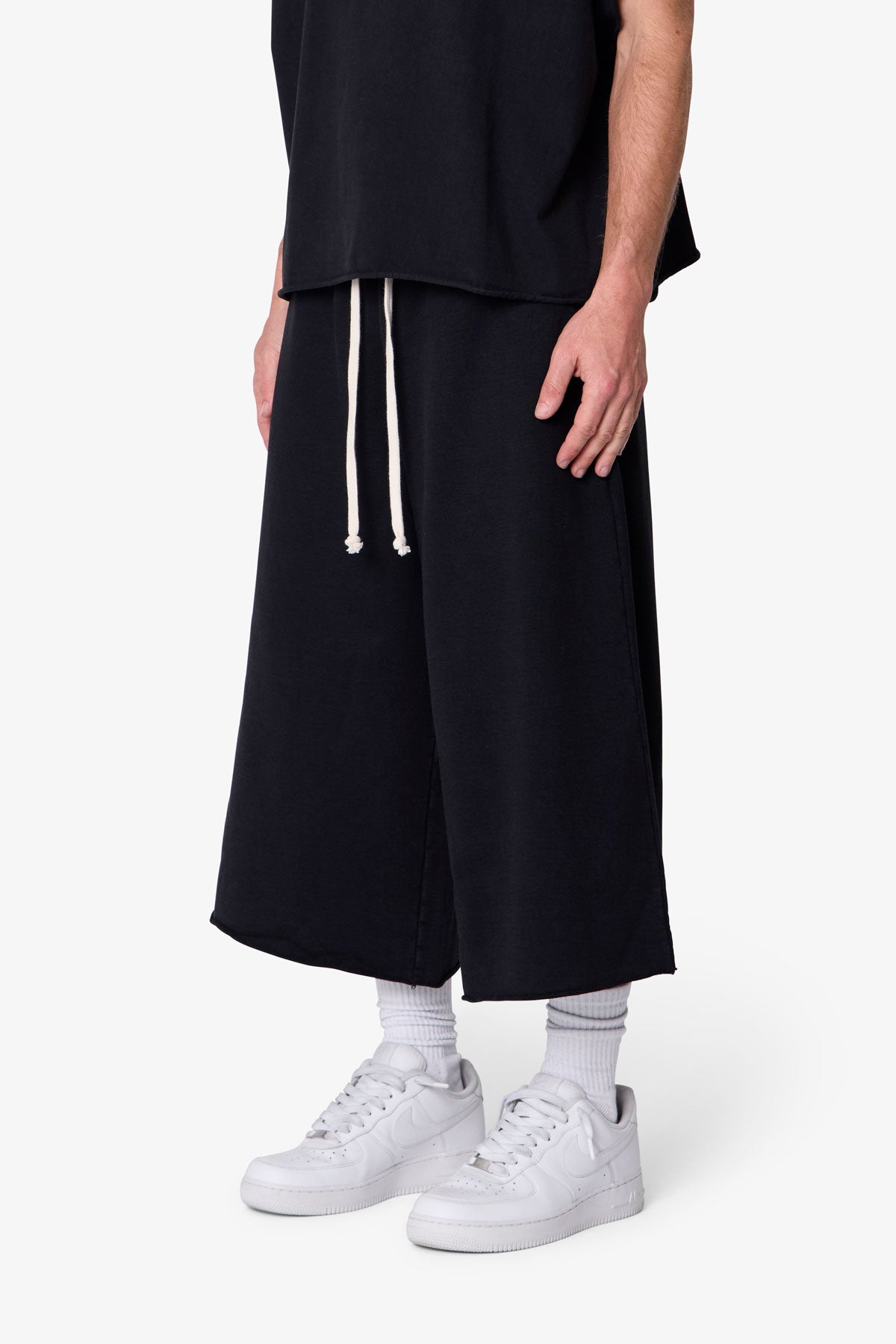 Extra Long Sweatshorts - Vintage Black