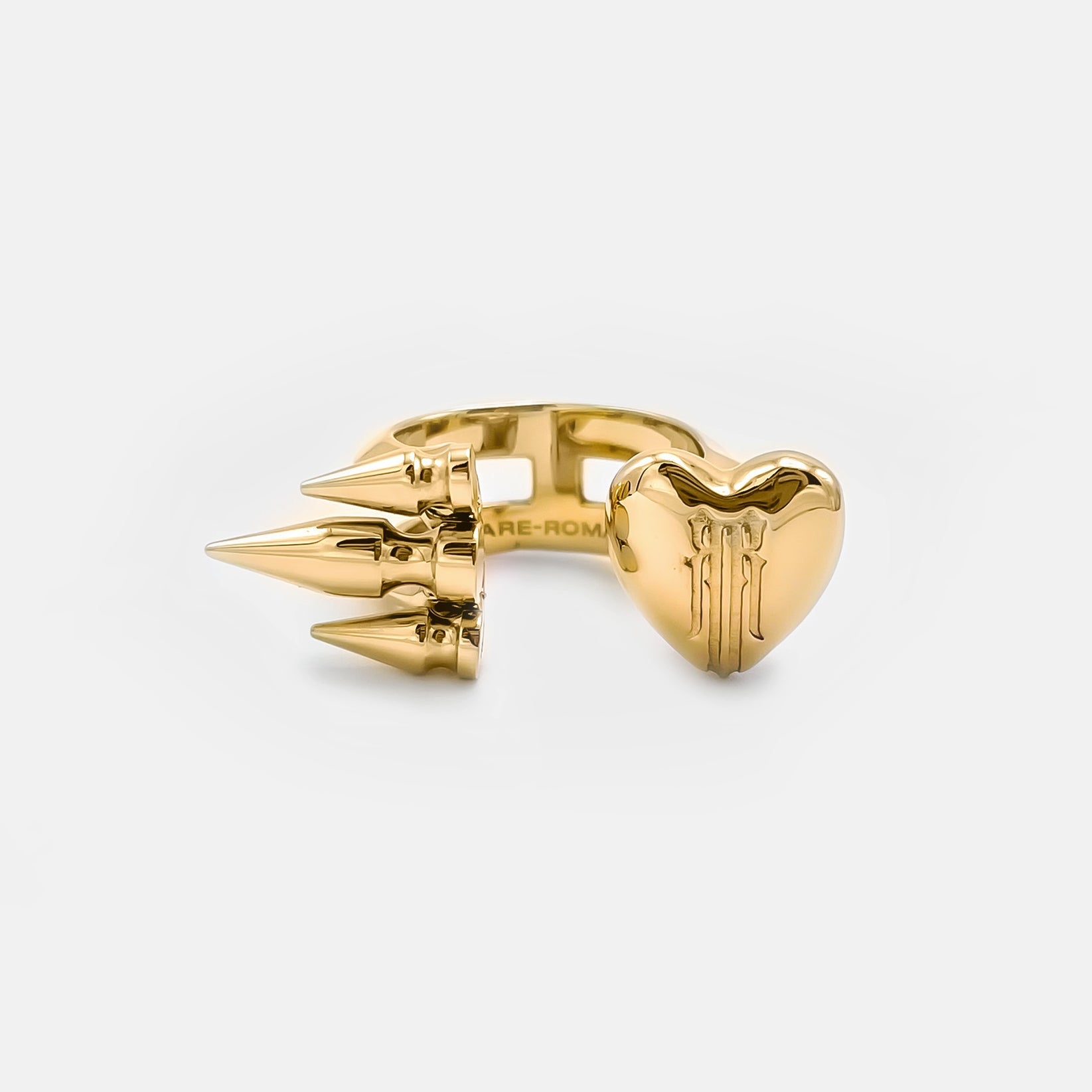 SPIKE HEART RING
