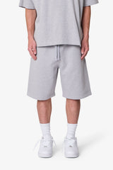 Heavy Basic Sweatshorts - Marled Grey