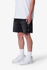 Mojave Denim Shorts - Black