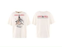 Saint Michael x Ghost in the Shell Anime Collaboration Vintage T-Shirt - Off-White