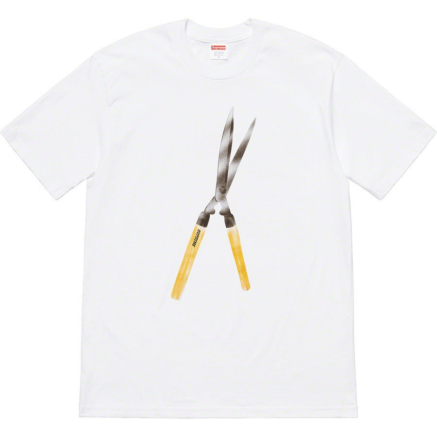 Supreme Garden Shears Tee – White / Yellow