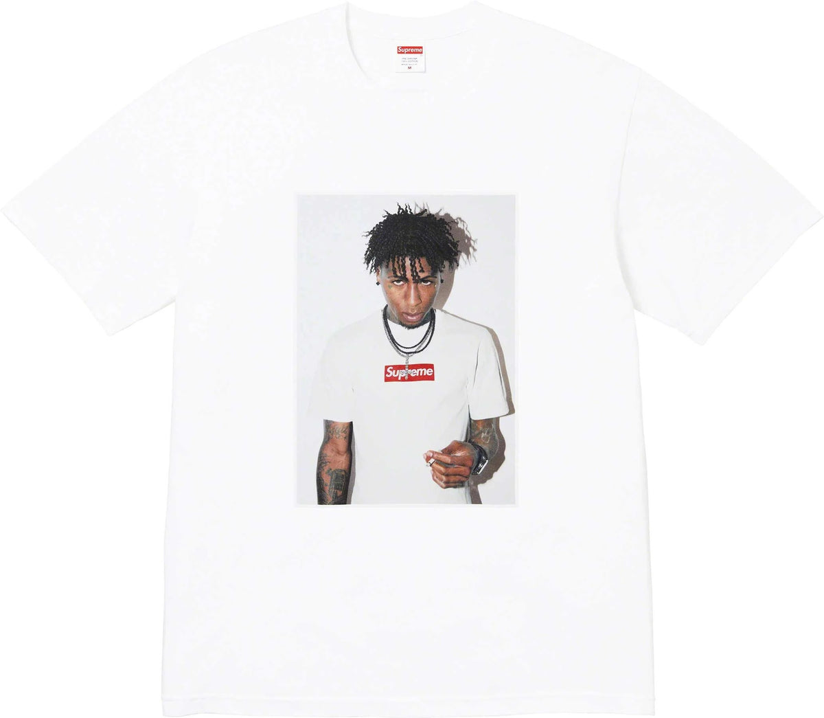 Supreme NBA YoungBoy Photo Tee – White