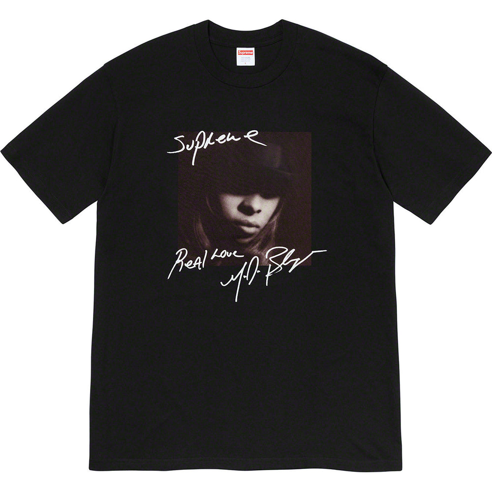 Supreme Mary J. Blige Real Love Tee – Black
