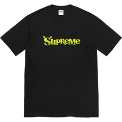 Supreme Shrek Logo Tee – Black / Green