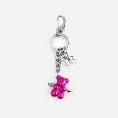 PIERCED GUMMY BEAR KEYCHAIN