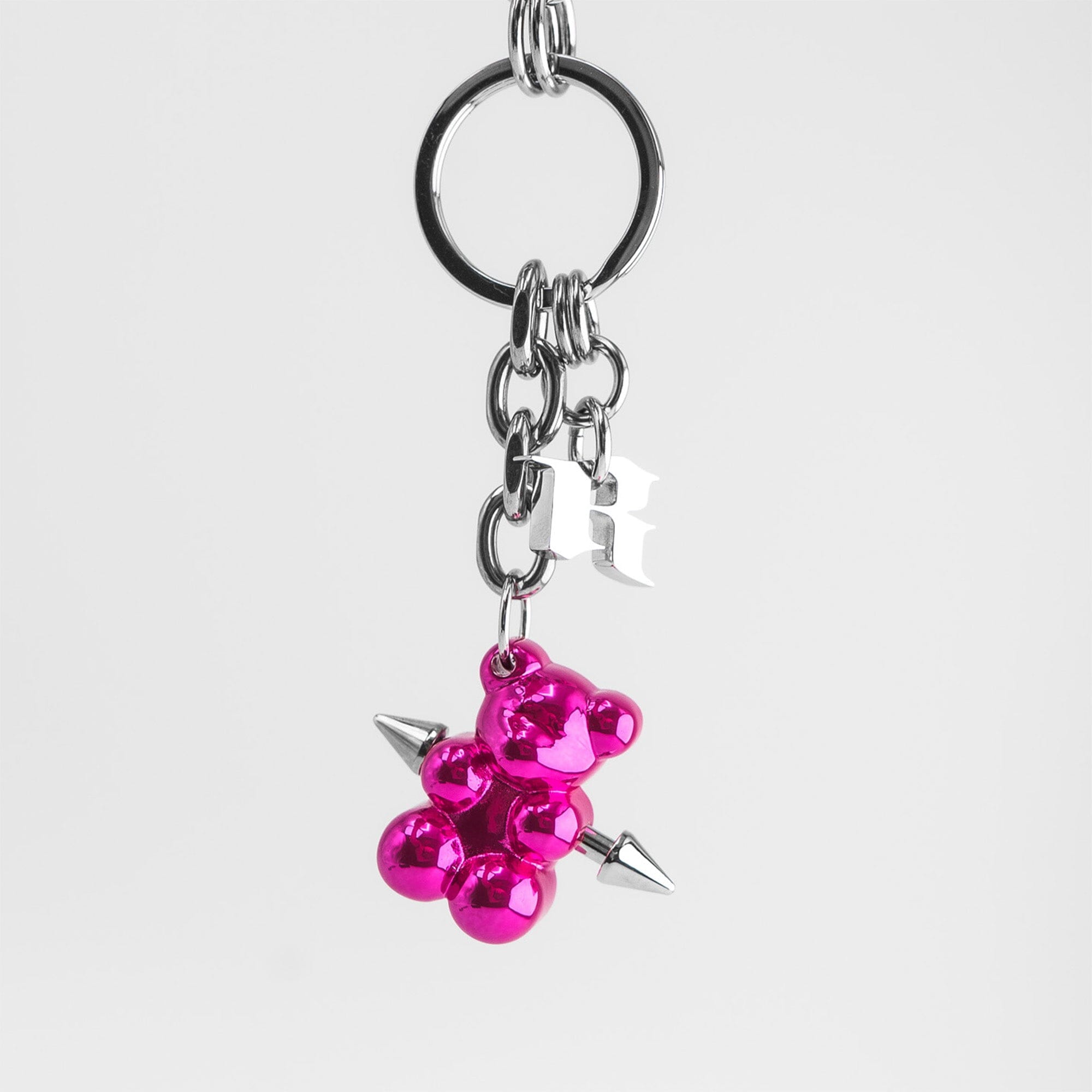 PIERCED GUMMY BEAR KEYCHAIN