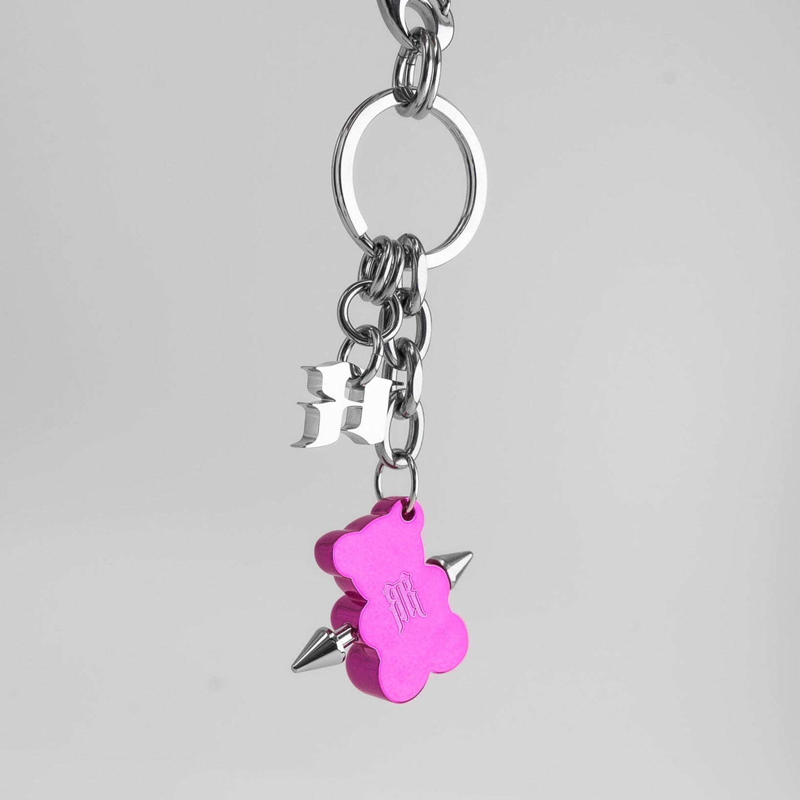 PIERCED GUMMY BEAR KEYCHAIN