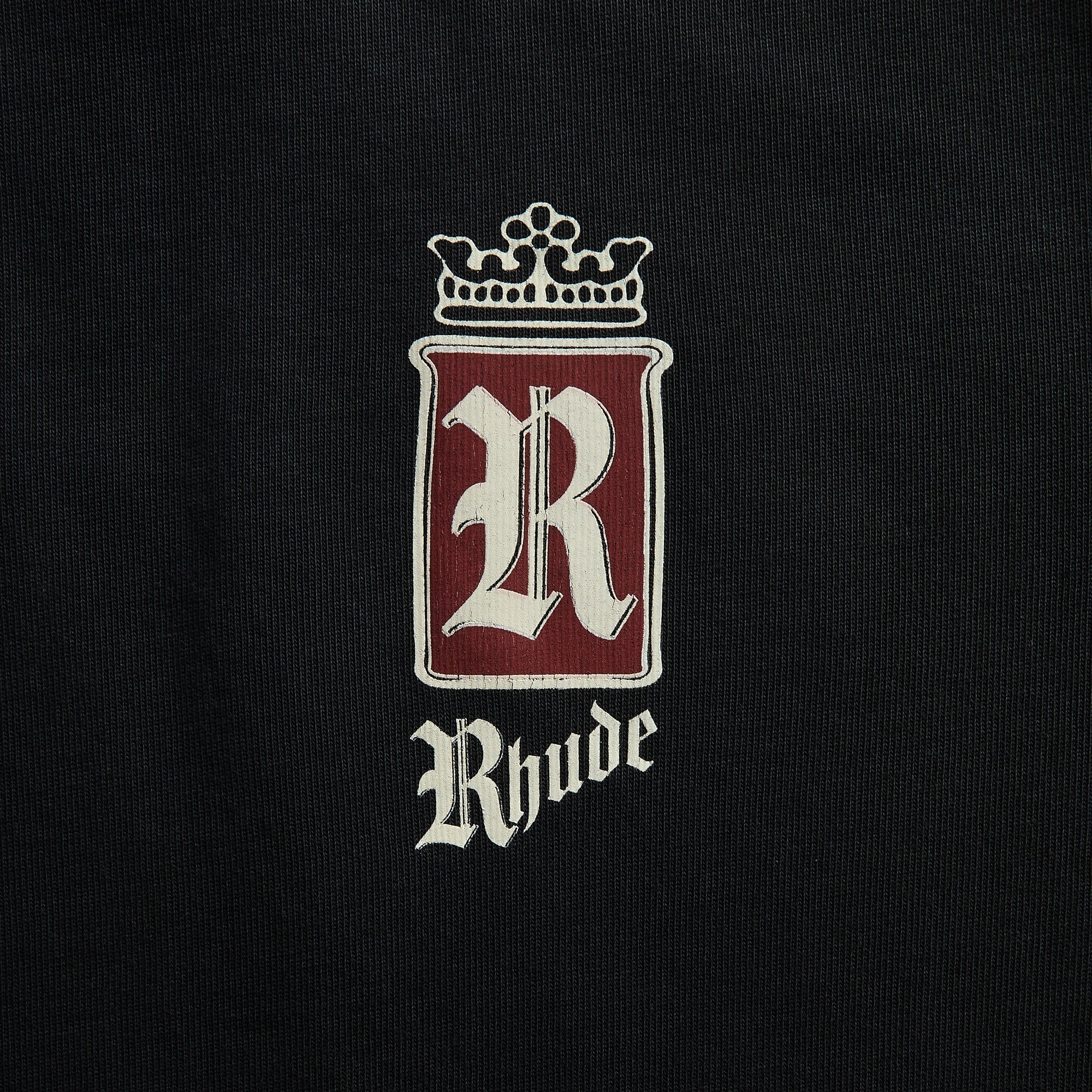 Rhude Fumar 91 Tee - Vintage Black / White / Red