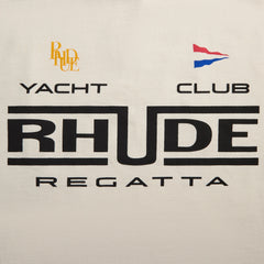 Rhude Virgin Islands Script Tee - Vintage White / Black / Green
