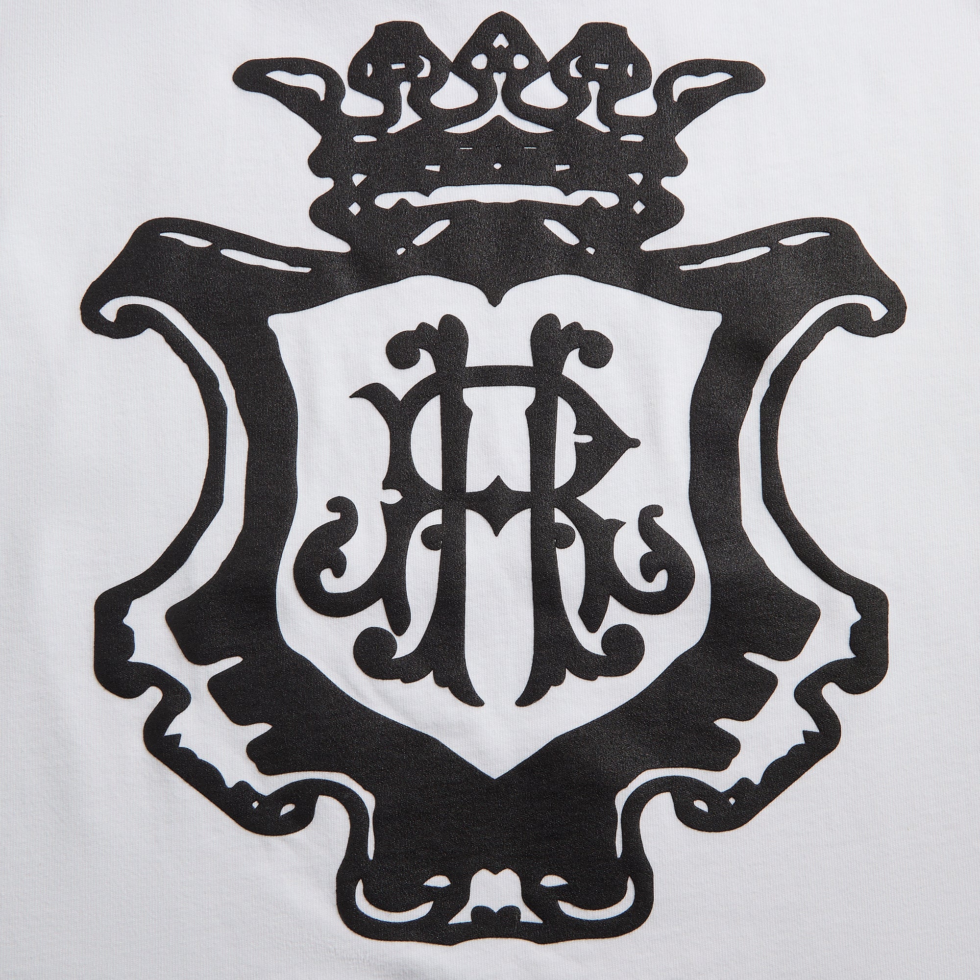 Rhude Oversized Chateau Crest Tee - White / Black