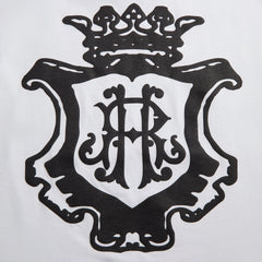 Rhude Oversized Chateau Crest Tee - White / Black