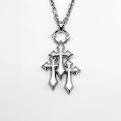 TRIPLE CROSS NECKLACE