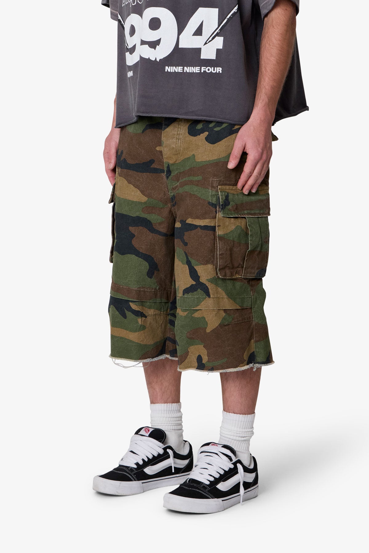 Ultra Baggy Cargo Shorts - Camo
