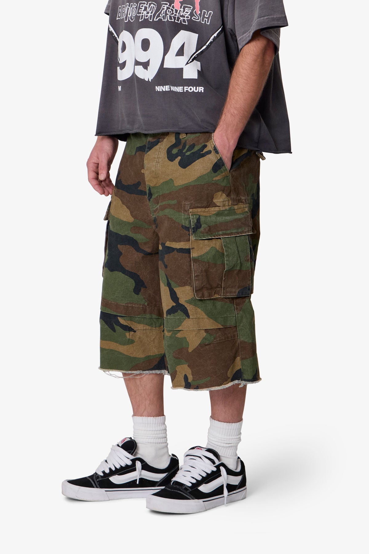 Ultra Baggy Cargo Shorts - Camo