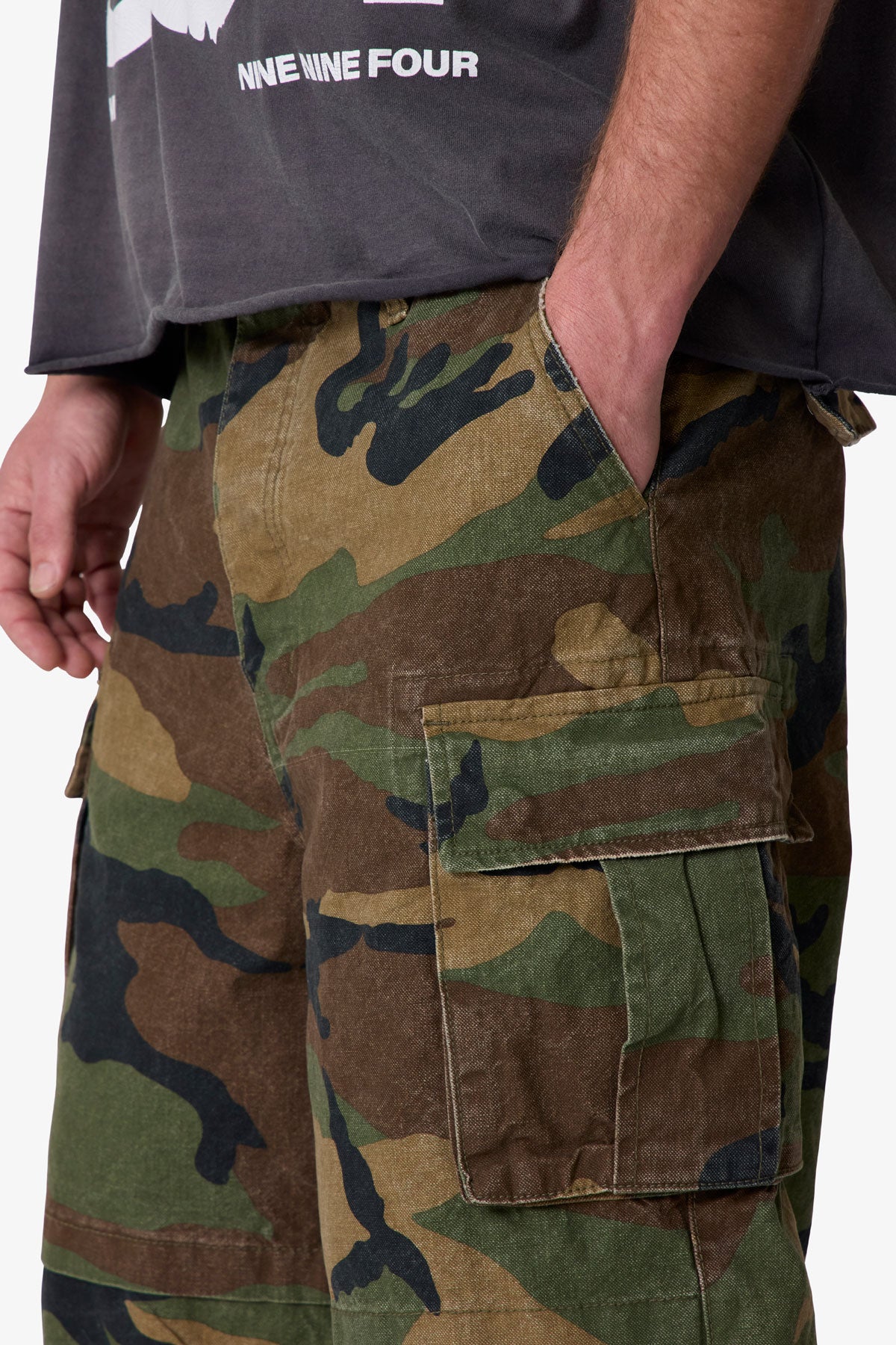 Ultra Baggy Cargo Shorts - Camo