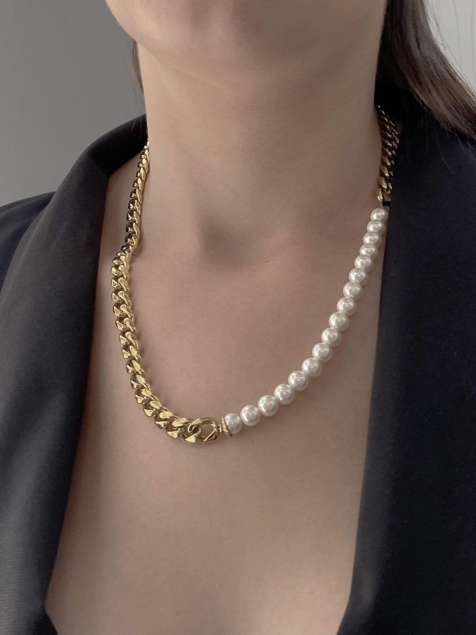 PEARL CUBAN CHAIN