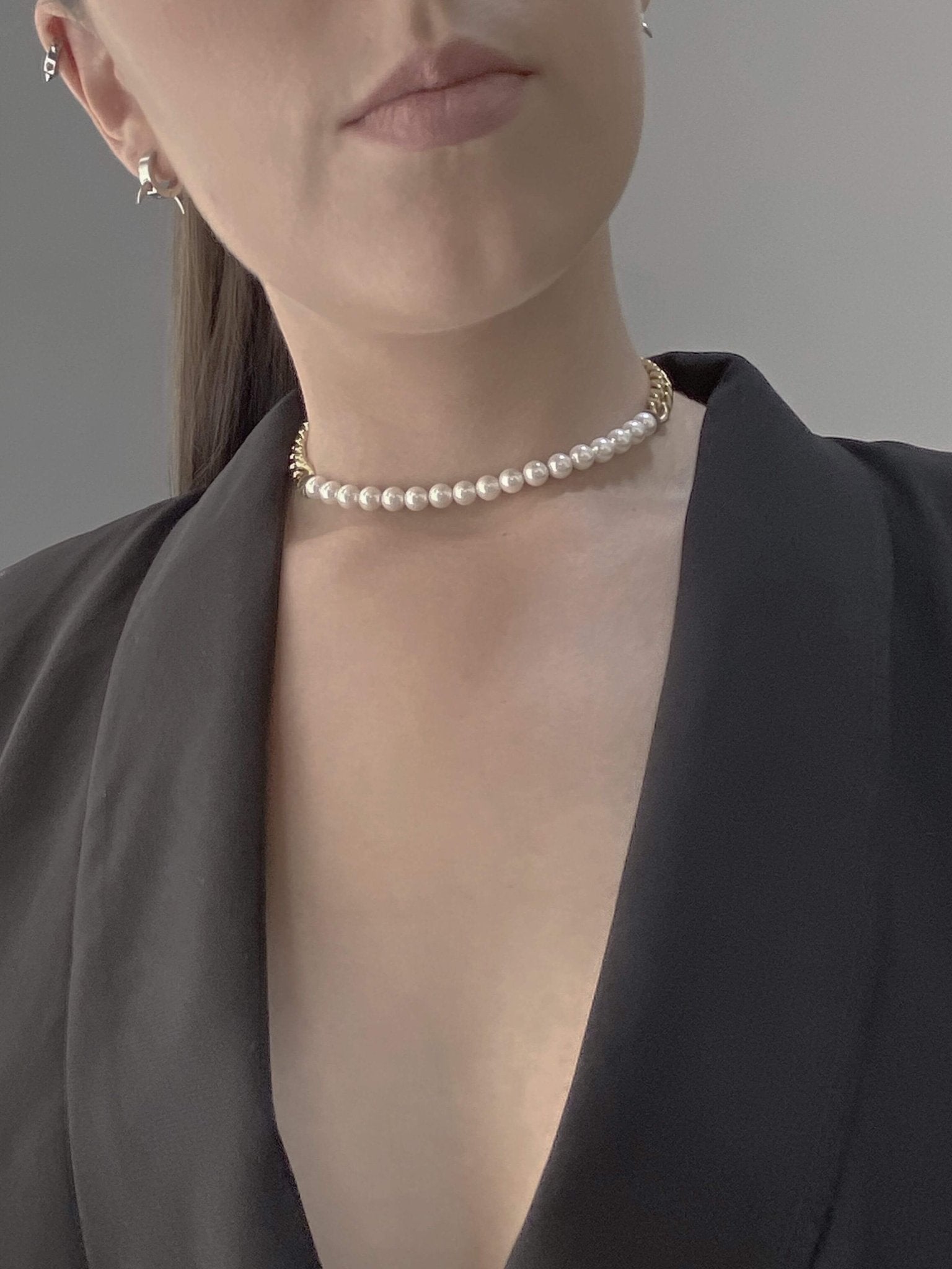 PEARL CUBAN CHAIN