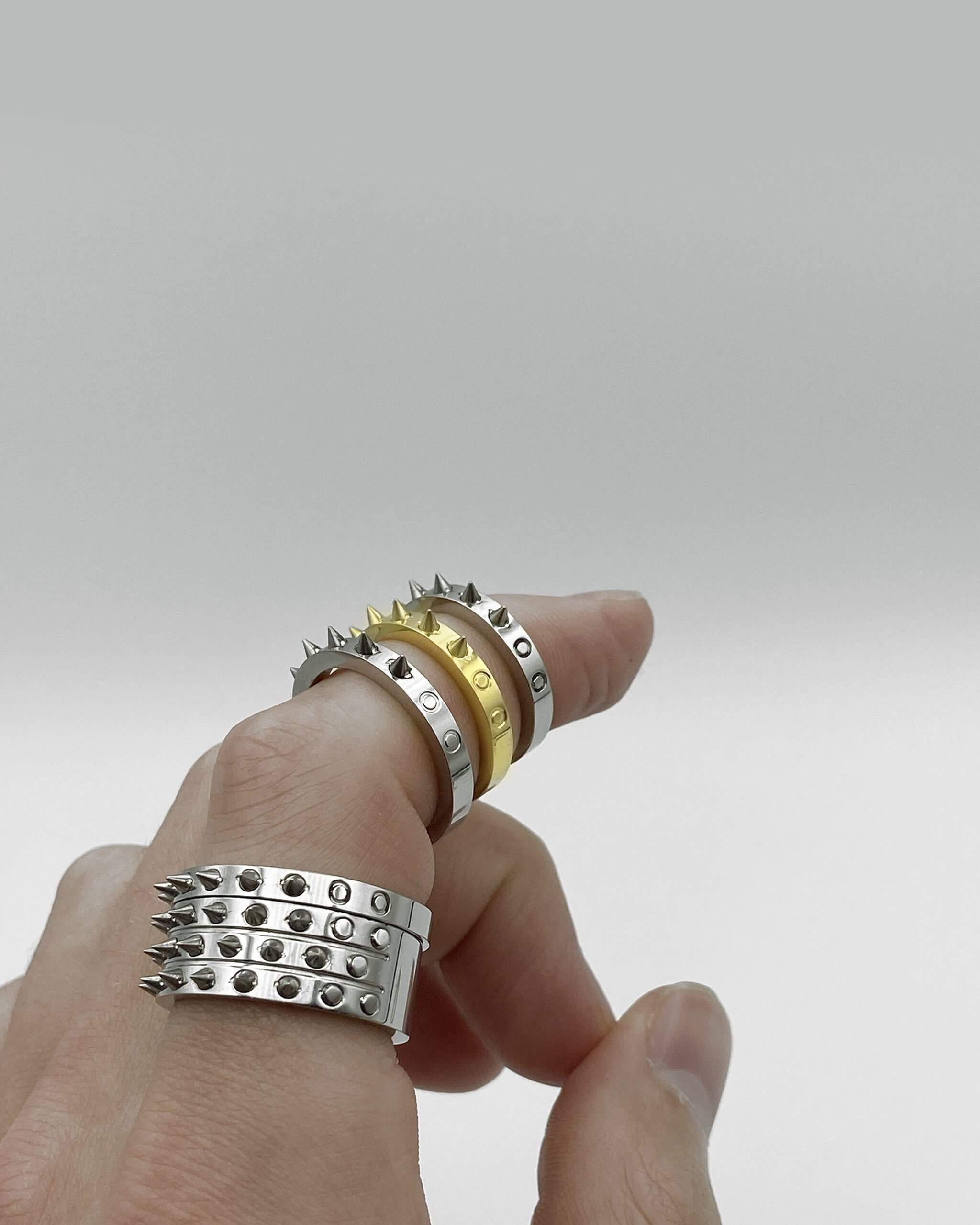 MICRO SPIKE SINGLE BAND RING